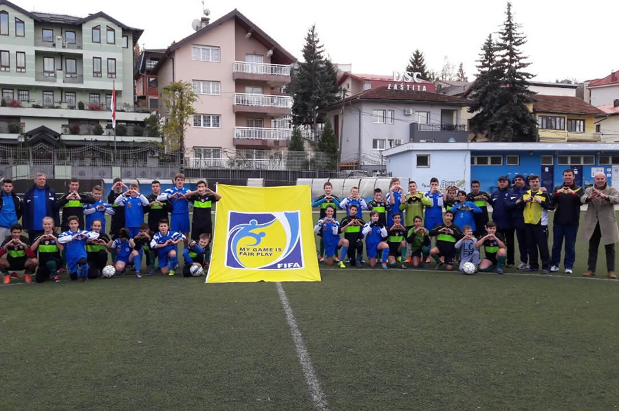 Historijska utakmica za Školu fudbala Respekt protiv Željezničara